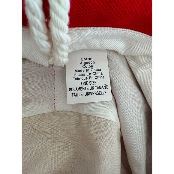 HATS! The Red Hat Society Musical Red Bucket Sun Cap Floppy Womens One Size - Picture 6 of 7